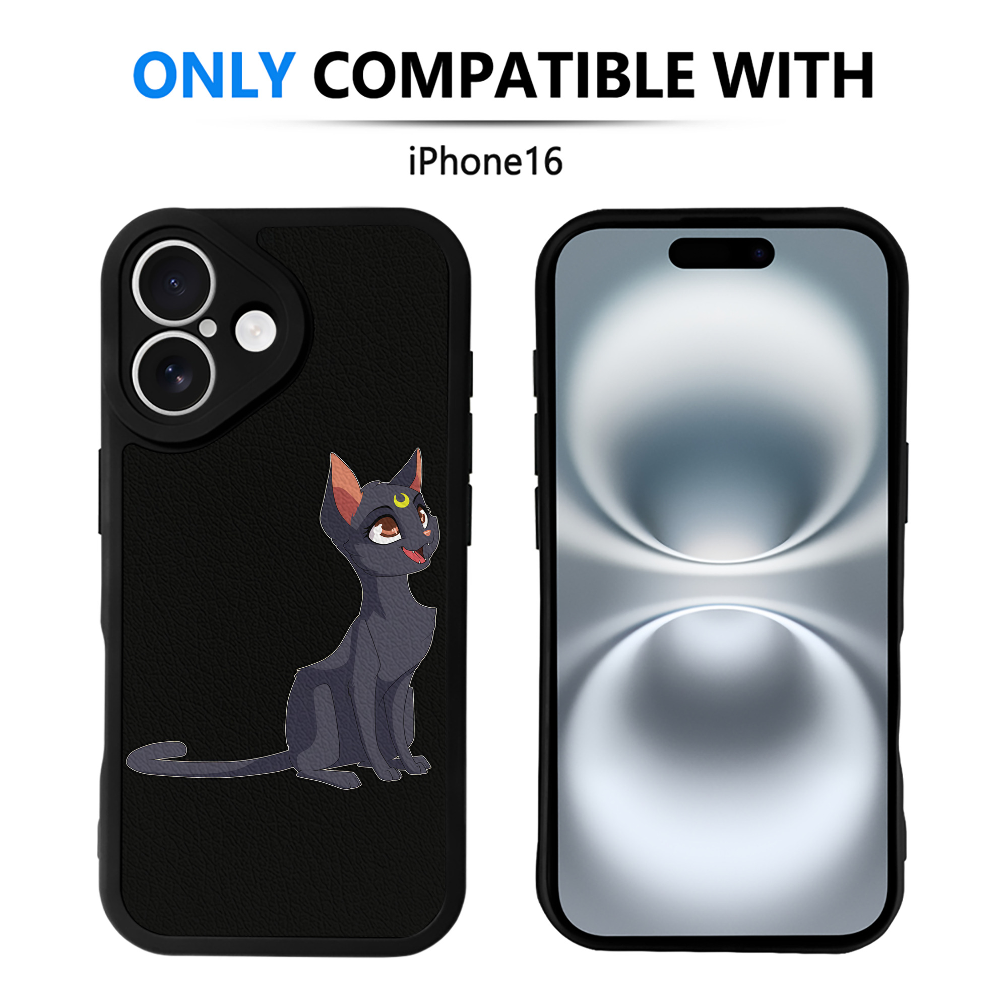 （画像用） 美少女戦士セーラームーン Sailor Moon 【iPhone 16シリーズ対応】シリコンスマホケース（レザー調） 材質：シリコン